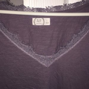 Purple shirt